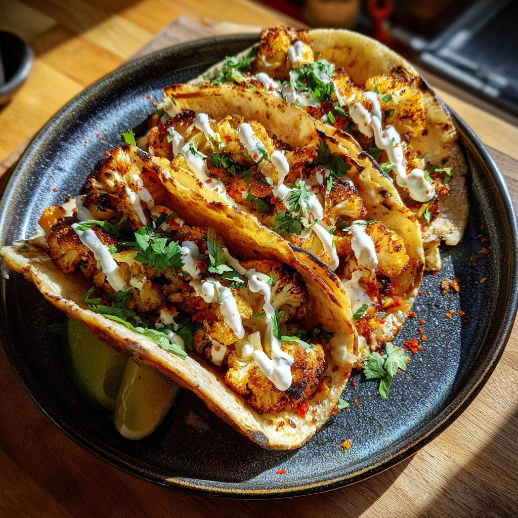 Roasted Cauliflower Tacos