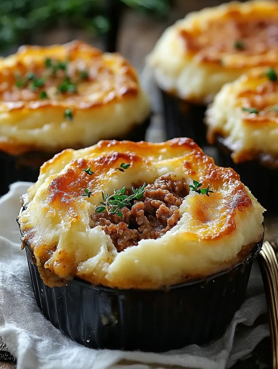 Simple Mini Shepherd's Pies