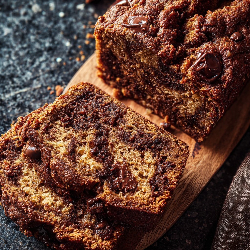 Chocolate Banana Espresso Loaf