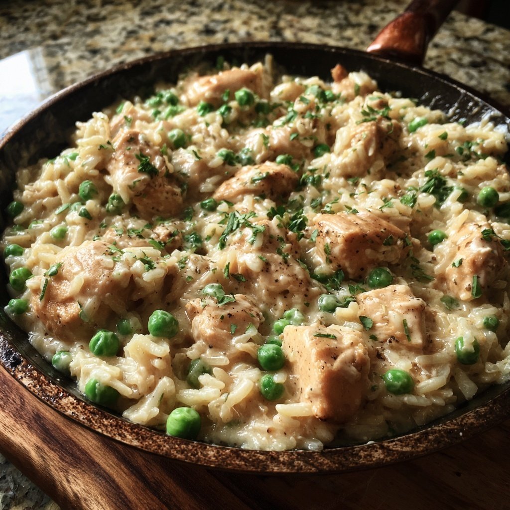 Creamy Chicken And Rice One Pot Dinner