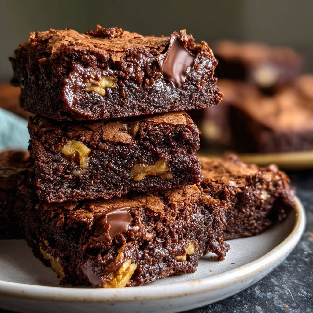 Fudgy Chewy Brookies