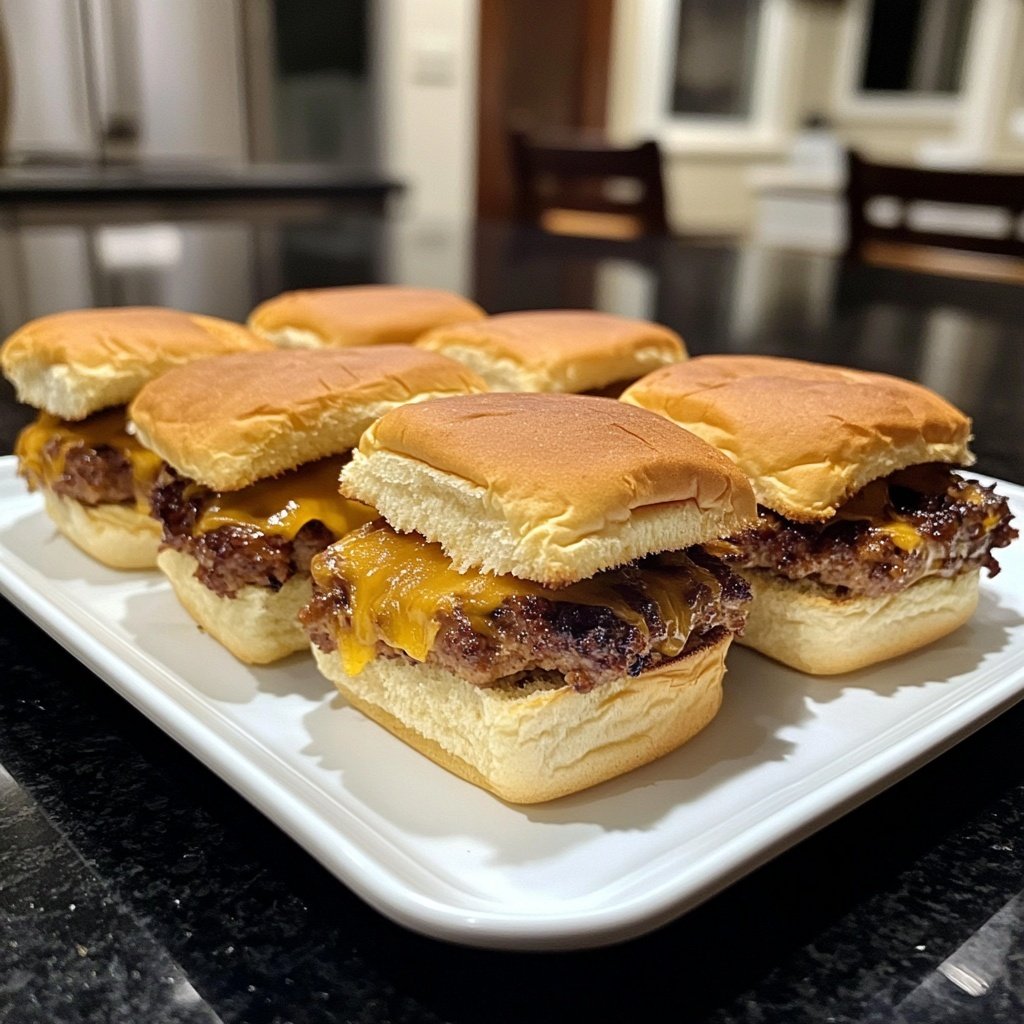 Sliders with Pesto Mozzarella