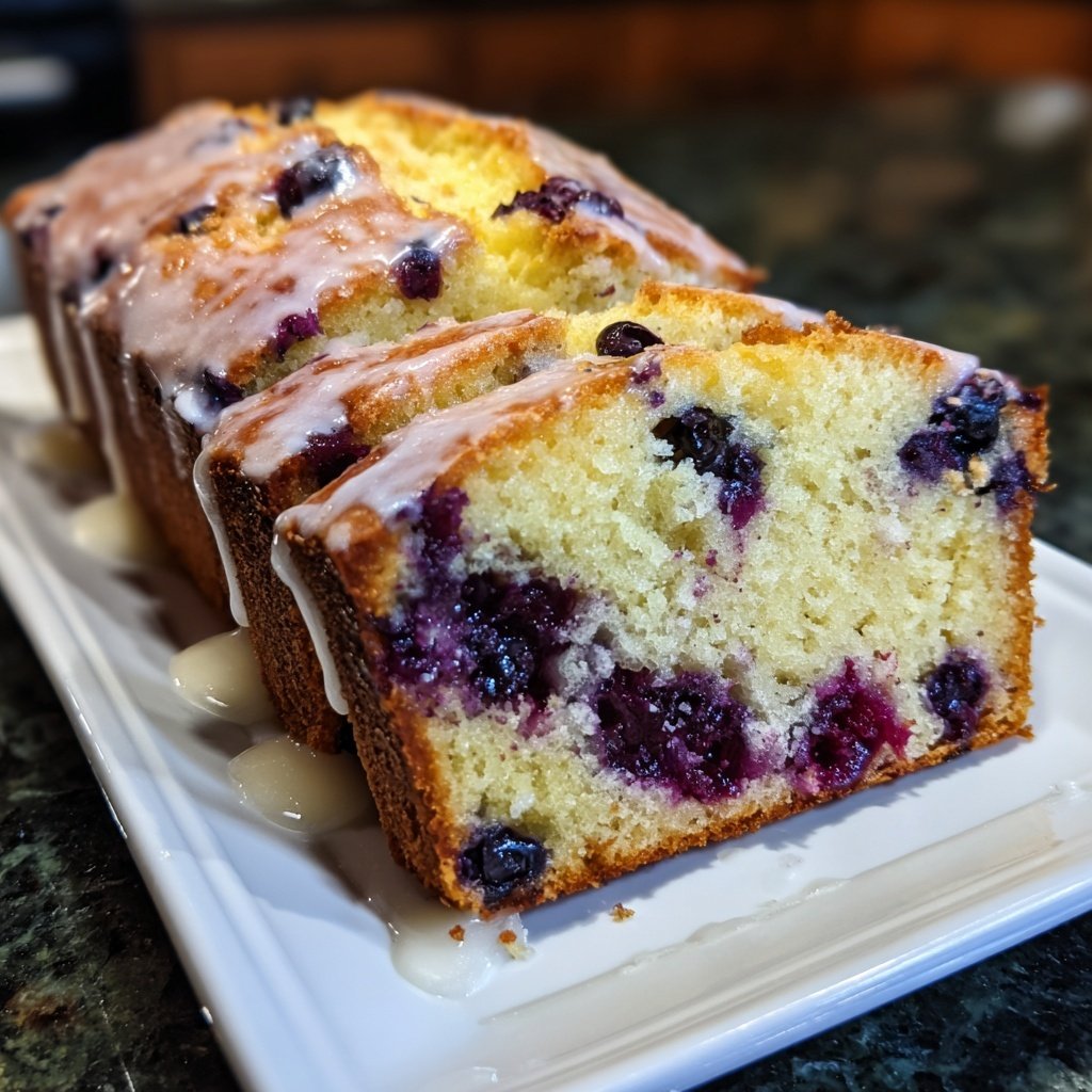 Blueberry Lemon Yogurt Bread