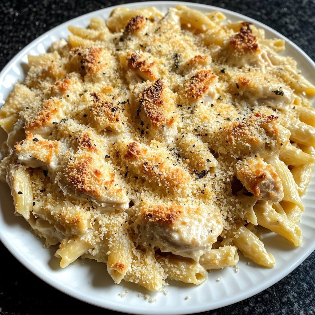 Easy Parmesan Chicken Pasta
