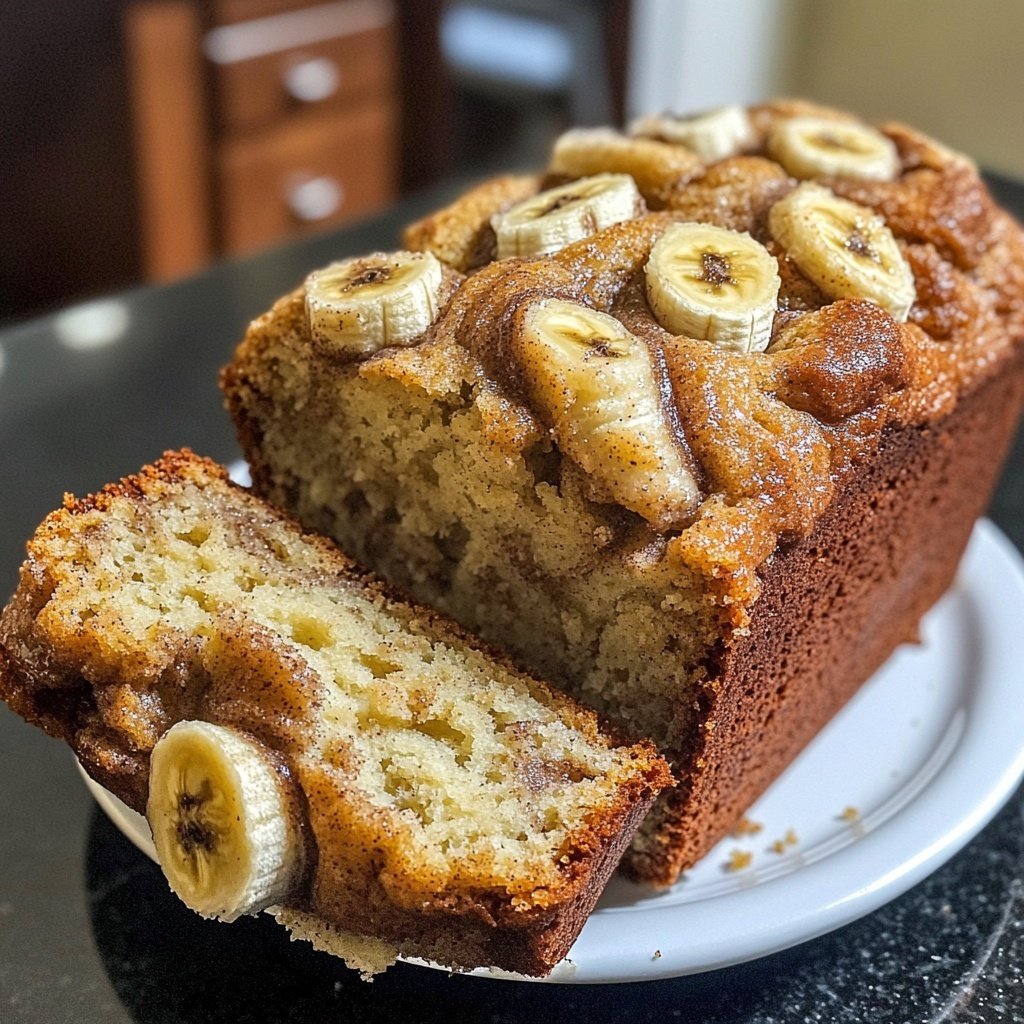 Homemade Cinnamon Swirl Banana Bread – Perfect for Brunch!