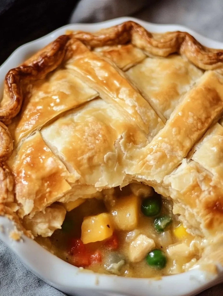 Easy 4-Ingredient Chicken Pot Pie Recipe