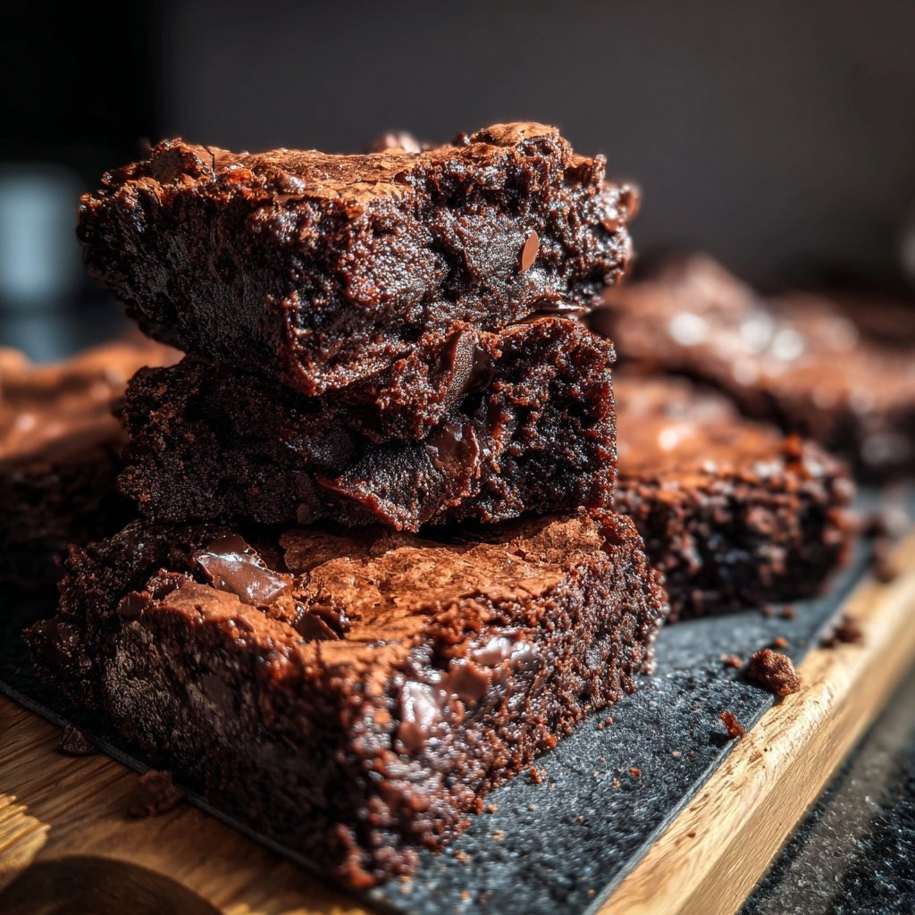 Chewy Sourdough Discard Brownies