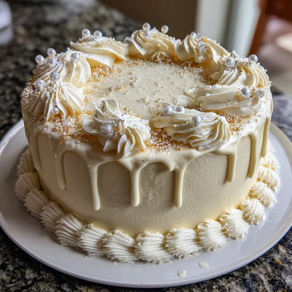 Soft Vanilla Pisces Celebration Cake