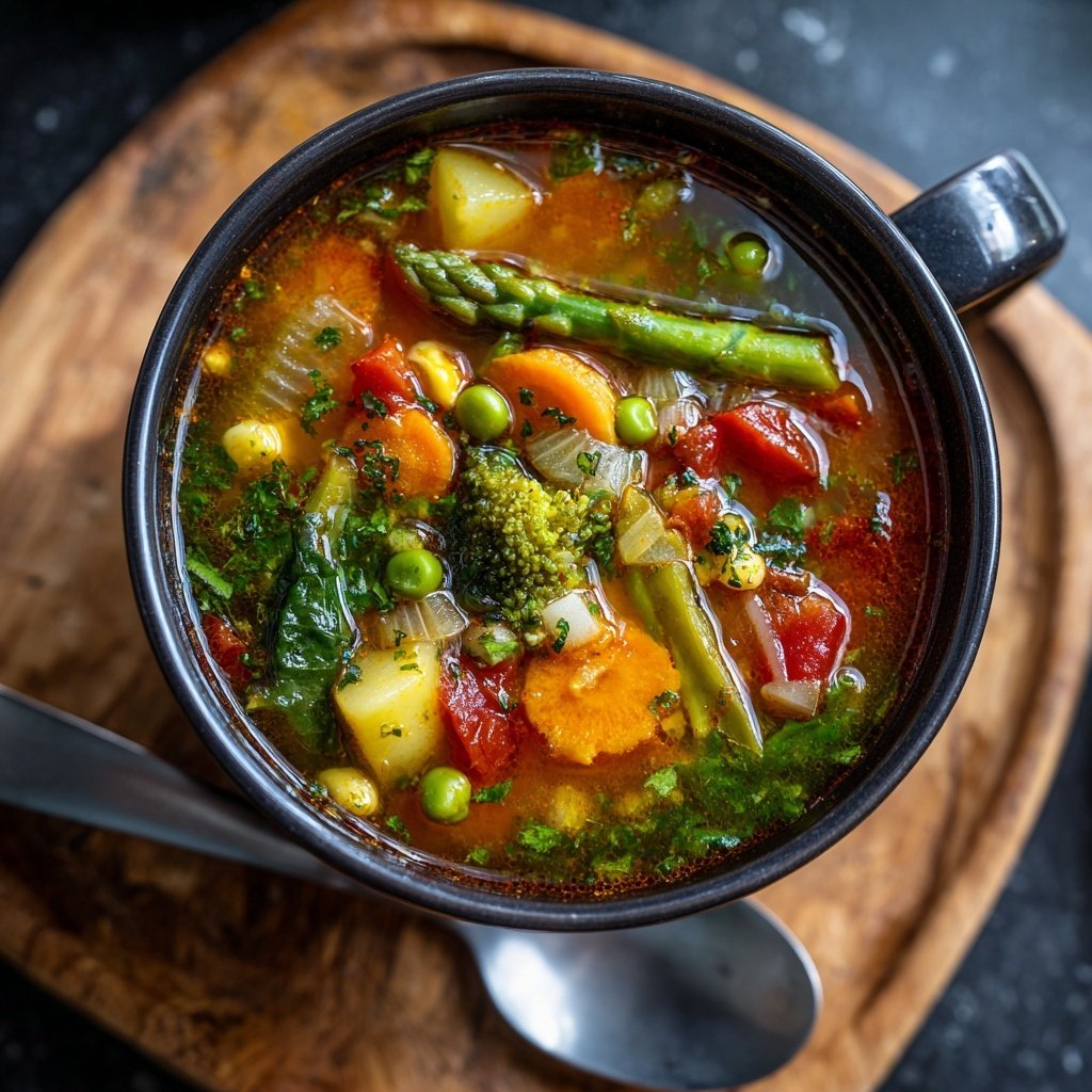 Simple Spring Minestrone Soup