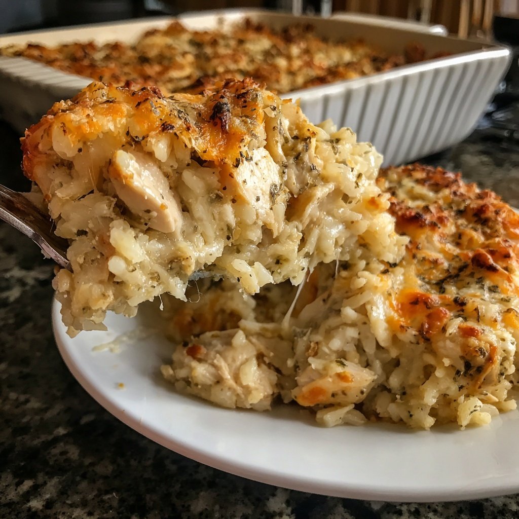 Comfort Food Chicken And Rice Bake