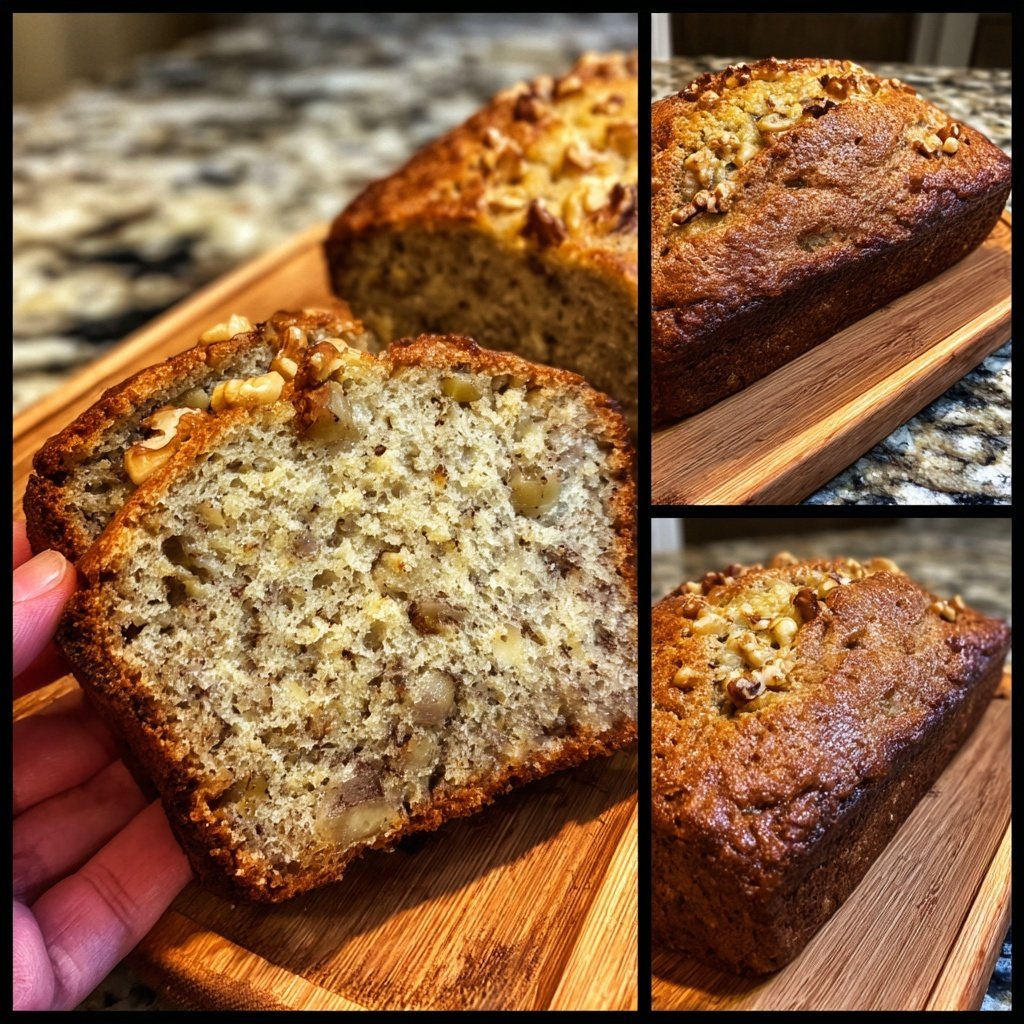 Classic Banana Bread With Walnuts